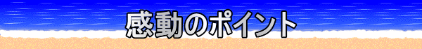 感動のポイント