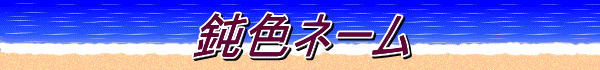 鈍色ネーム