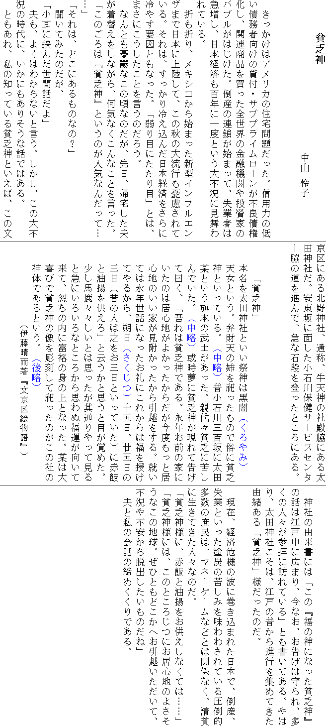 @@@nR_
@@@@@@@@@@@@@@R q


@̓AJ̏Z肾BMp͂̒ႢҌ̑ݕtETuvC[sǍA֘Ai𔃂SE̋Z@ւⓊƂ̃ou͂B|Y̘An܂āAƎ҂͋}A{oςSNɈxƂsɌĂB
@܂܂ALVRn܂V^CtGU܂œ{ɏ㗤āȀH̑嗬sJĂB́A₦񂾓{oςɗ₷vƂȂBuڂɂځvƂ́A܂ɂƂ̂낤B
@ȂƂJTȂ̍Ȃ̂AAAvւȂACȂȂƂB
û́wnR_xƂ̂lCȂ񂾂āccv
úAǂɂ̂Ȃ́Hv
@Ă݂̂A
uɋ񂾐Ԙbv
@vA悭͂킩ȂƌBȂs̎ɁAɂ肻Șbł͂B
@ƂA̒mĂnR_Ƃ΁A̕ɂk_ЁAʏ́AV_̎Гaeɂ鑾c_ЂBɖʂΐیT[rXZ^[e̓iŁA}ȐΒioƂɂB


@@@unR_v
@@{𑾓c_ЂƂՐ_͍Łi݁j
@@VƂBٍV̎oĴőɕnR
@@_ƂĂBij̏ΐOSɑc
@@^Ƃ{̕mBeXnRɋꂵ
@@łBijɕnR_č
@@ĞHAu͕nR_łBiNỎƂ
@@̂͋Sn悩炾xƋ
@@Sn̂ƂzBA
@@Ă͉iNbɂȂɂꂩ͕
@@Ă邩Aij\ܓAܓ
@@Oî̐l͔VOƂĂjɐԔ
@@ƖgvƉ]ƎvƖڂo߂B
@@nXXƂ͎vʂČ
@@Ƌ}ɂ낢ȂƂ납vʕ^
@@āA̓ɕxT̐g̏ƂȂB^͑
@@тŕnR_̑𒤍Ĵ̎Ђ
@@_̂łƂBi㗪j
@@@@@@@@iɓJwGxj


@_Ђ̗Rɂ́úw̐_ɂȂnR_x̘b͍]˒ɍL܂AȂA͎A̐lXQqɖKĂvƂĂB͂Ac_Ђ́A]˂̐̂isW߂ĂRunR_vl̂B

@݁Aoϊ@̔gɊ܂ꂽ{ŁA|YAƂƂhY̋ꂵ݂𖡂킳Ă鈳|Ȉ́A}l[Q[ȂǂƂ͊֌WȂAnɐĂlXȂ̂B
unR_lɁAԔтƖgȂẮccv
unR_lɂ́ÂƂ낶ɂSn̂悳Ȃ̒nBЂƂǂւzāAssEôˁv
@vƎ̉b̒߂łB
